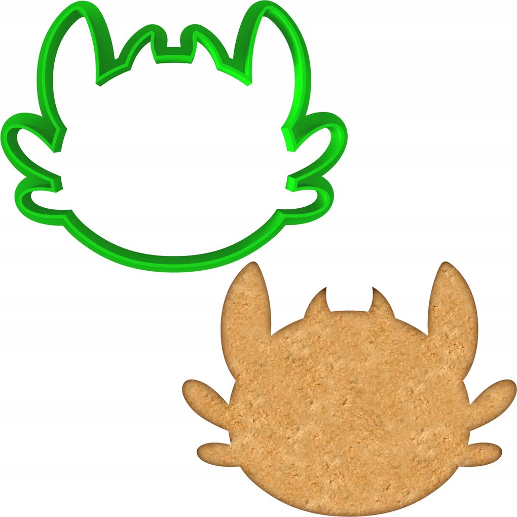 Mézeskalács lyukasztó Mese Így neveld a sárkányodat Fogaskerék 8cm