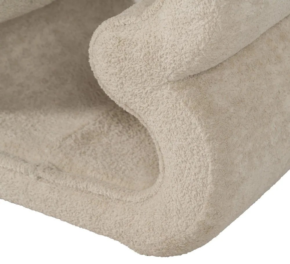 Bézs buklé puff – Ixia