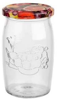 6 darabos befőttesüveg készlet fedővel Gyümölcs,335 ml