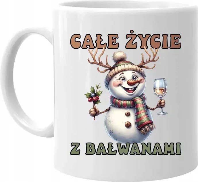 Egy élet a hóemberekkel Vicces Karácsonyi Ajándék Bögre