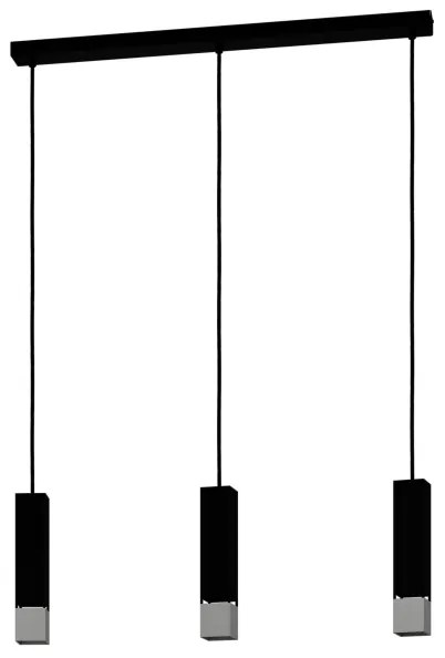 Eglo 99698 - LED Csillár zsinóron BUTRANO 3xGU10/4,5W/230V