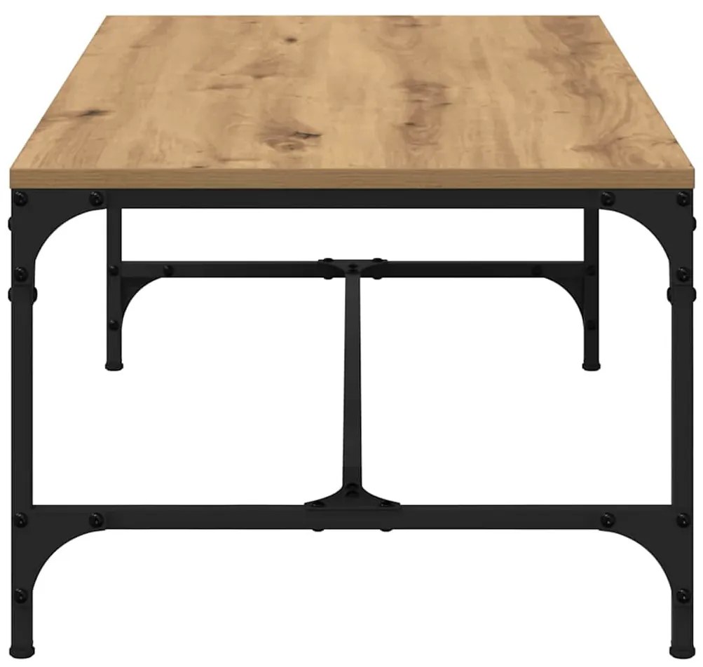 vidaXL Dohányzóasztal Artisan tölgy 100 x 50 x 35 cm Faanyag