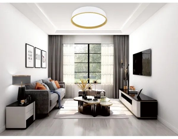 Top Light - LED Dimmelhető mennyezeti lámpa DEKOR LED/51W/230V + távirányító fehér/bézs