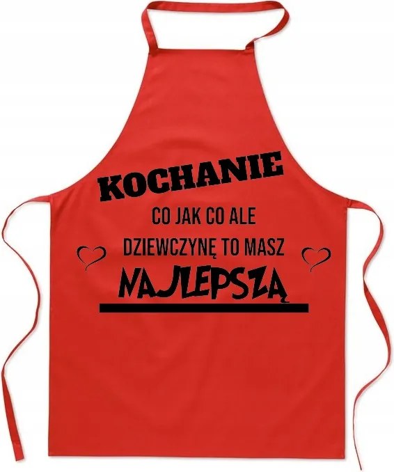 Konyhai kötény Valentin napra Van a legjobb lány Ajándék