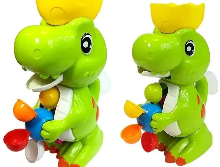 Lean-toys Fürdő Dinoszaurusz Vízköpő Malom Dinoszauruszos Vizimalom