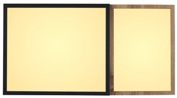 Globo 67286-30 - LED mennyezeti lámpa GUNDI LED/30W/230V barna/fekete