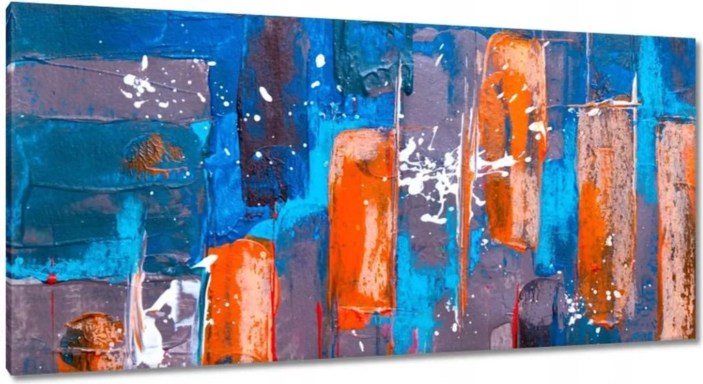 Festmények 115x55 Absztrakt Kályha