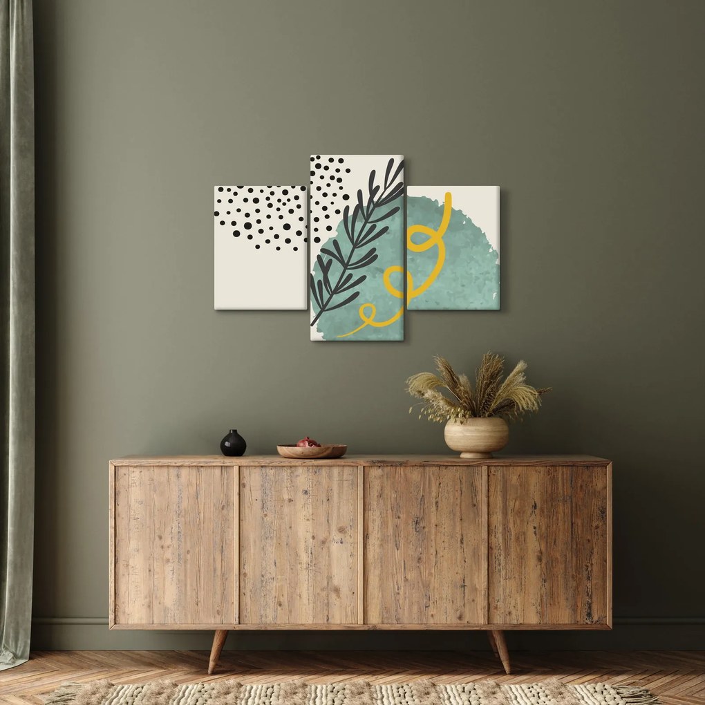 Kép - Absztrakt lapok N⁰1 (90x60 cm)