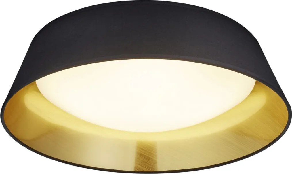 TRIO R62871879 PONTS Ernyős Mennyezeti Lámpa Fekete, Arany LED IP20