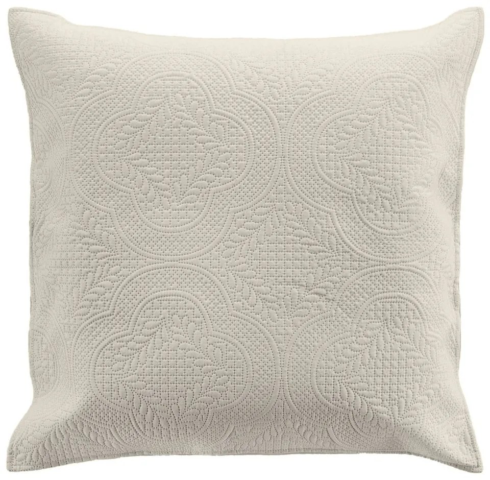 Krémszínű mikroszálas ágytakaró és párnahuzat szett 240x260 cm Romane – douceur d'intérieur