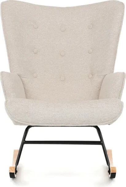 Hintaszék, bézs, szövet, AK-373 CRM2