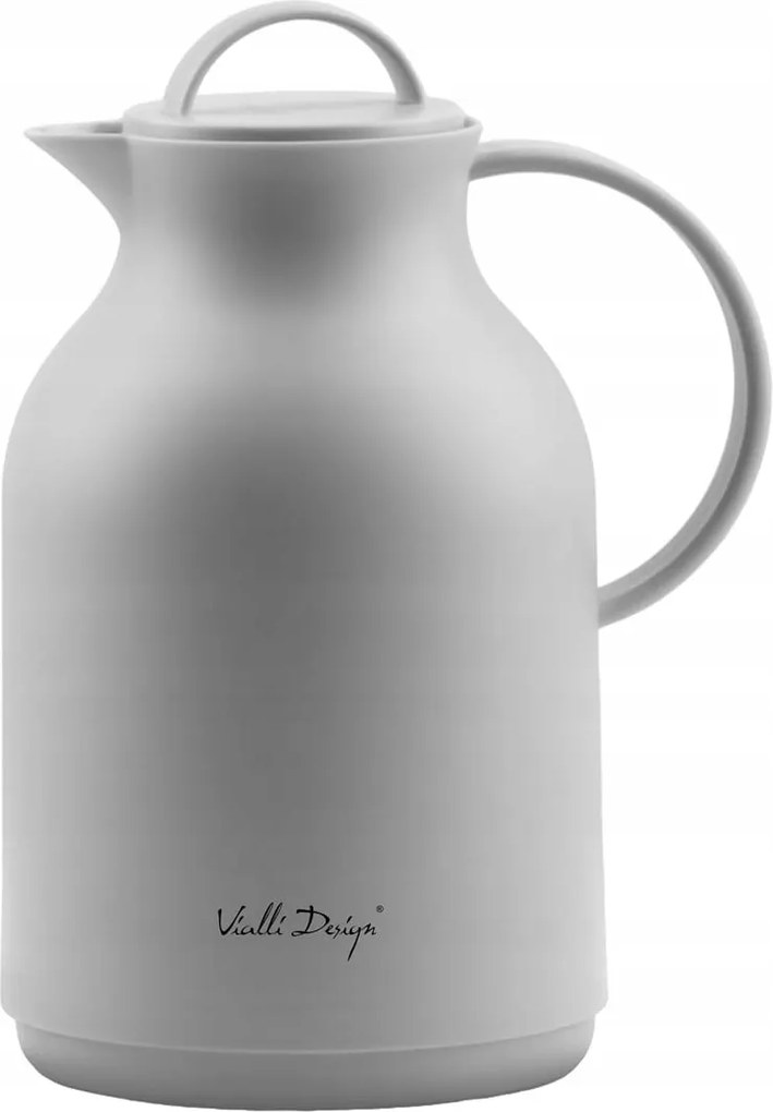 Termosz üvegbetéttel szürke 1L Amo