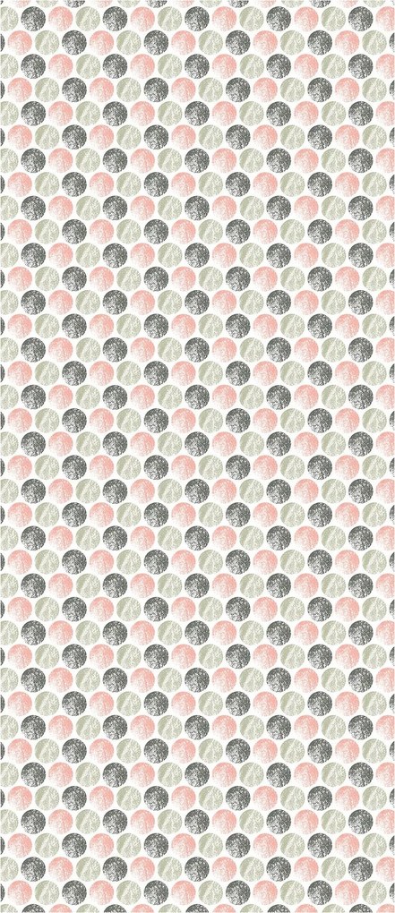 Matrica Fotótapéta Ujjlenyomat pasztell minták finom design 91x211