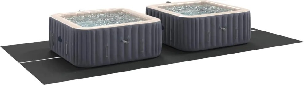 Medence alatlappal Fekete 500 x 250 x 0,1 cm Nemes szövet