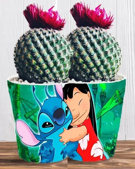 Virág/növény kaspó Lilo és Stitch