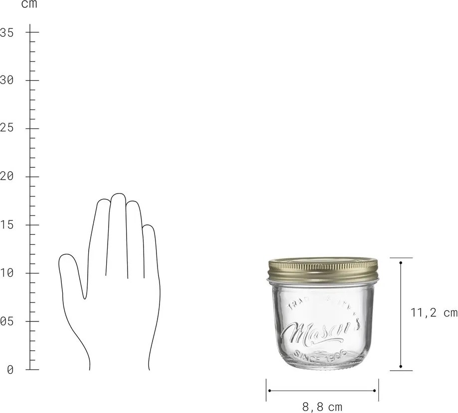 MASON'S befőttes üveg 220 ml