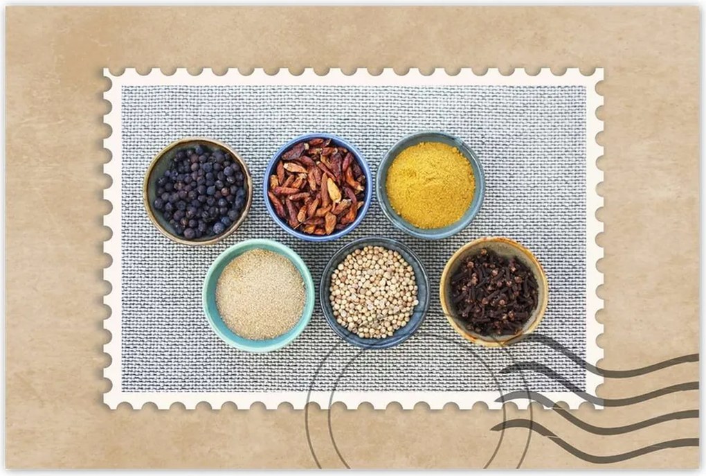 Poszterek 90x60 Természetes fűszerek