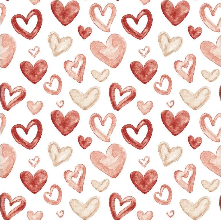 Flanel ágynemű AMORIA HEARTS mintás Ágyneműhuzat mérete: 70 x 90 cm | 140 x 200 cm