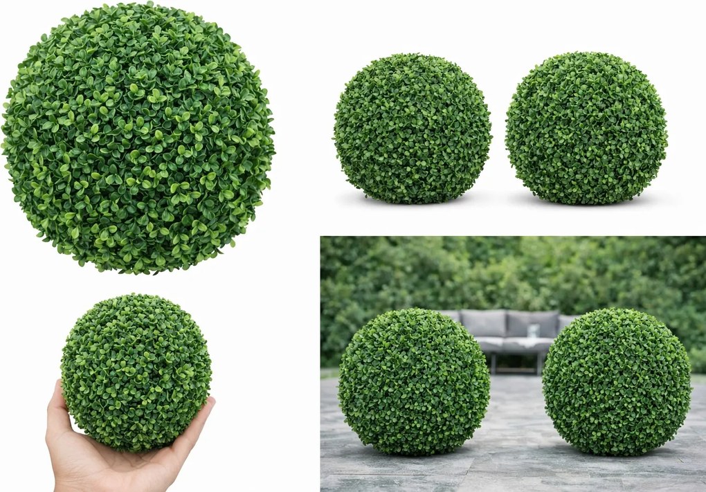 Bukszus Gömb 18cm Műbukszus Mint Élő