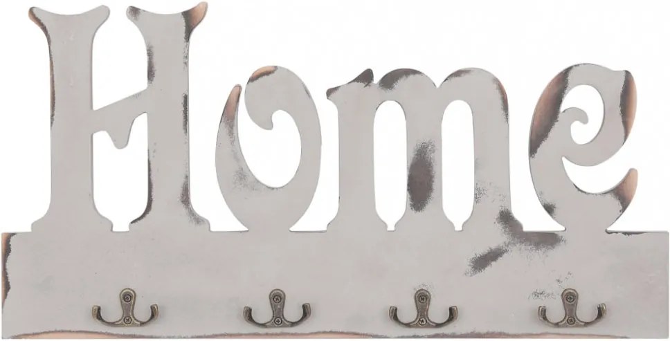 HOME&quot; feliratú fali fogas 50 x 23 cm&quot;