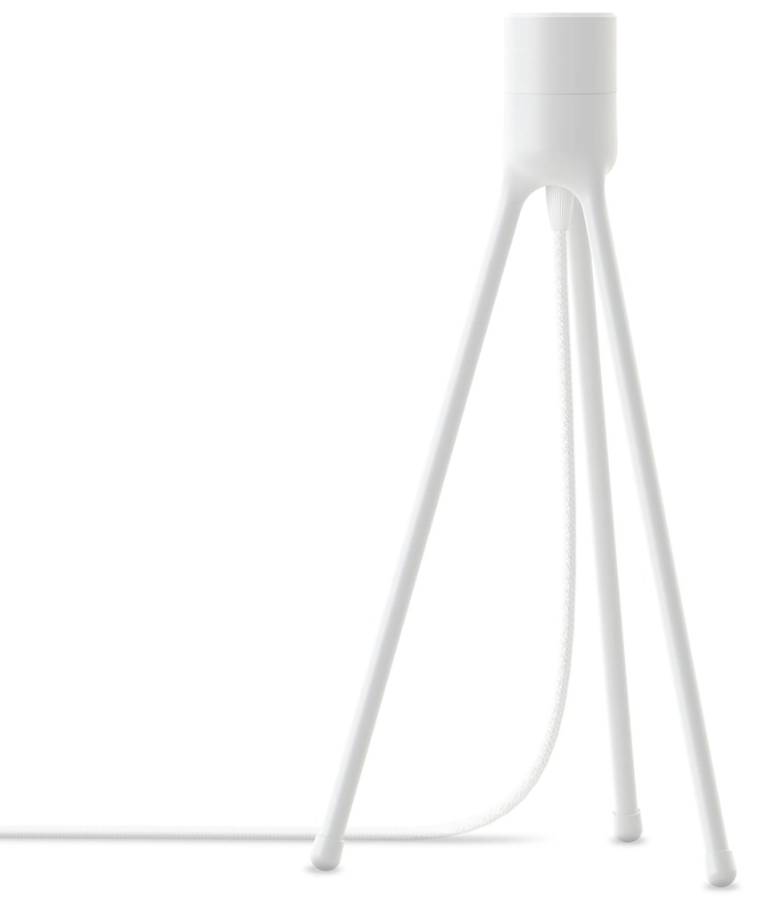 Lámpaállvány Table Tripod matt fehér, magasság 36 cm - UMAGE