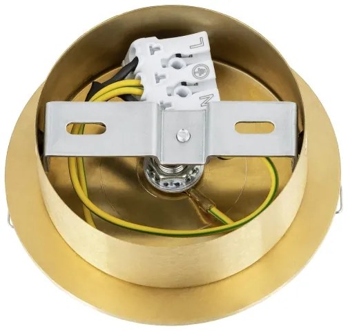 Argon 8453 - Fali lámpa FABIO 1xE14/7W/230V alabástrom arany