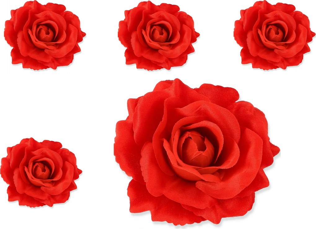 5x Sonia Rózsa Virág fej kompozíció Rózsa csomók Mesterséges mesterséges