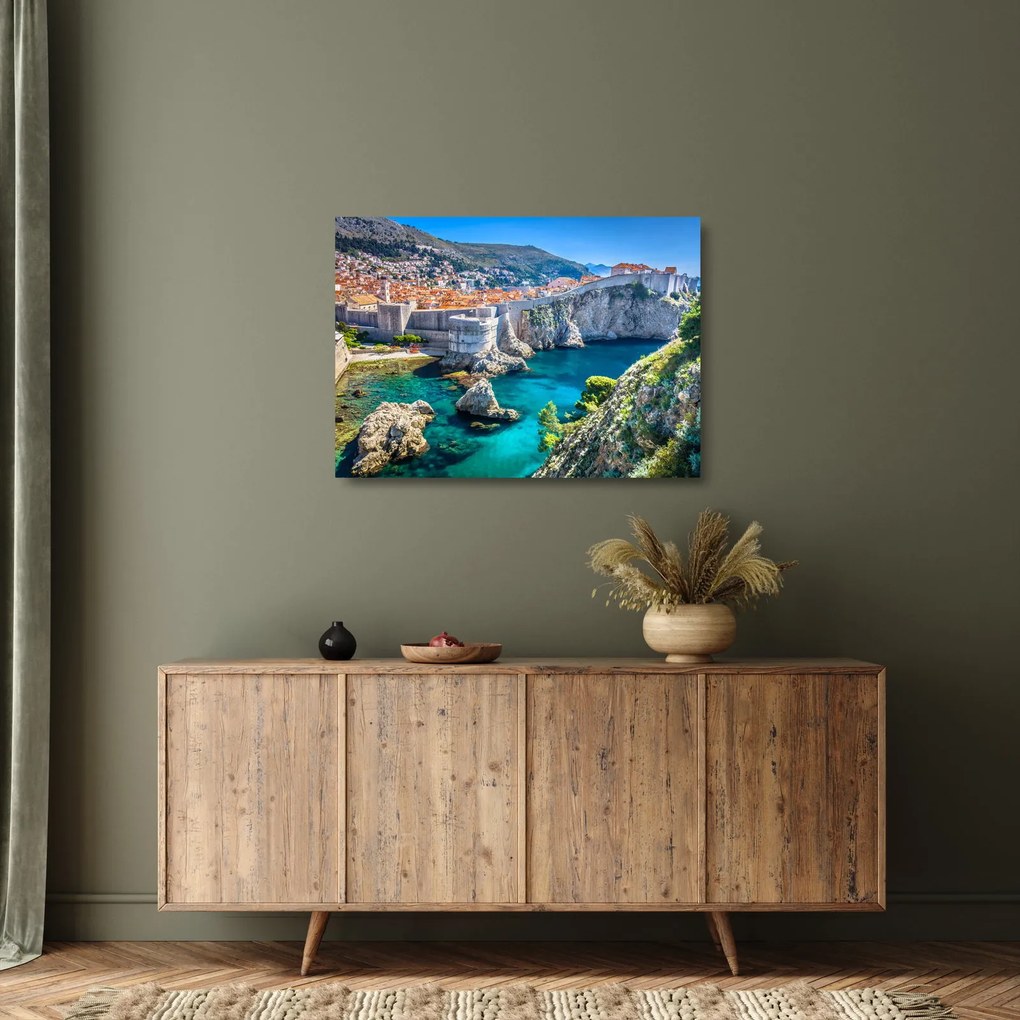 Üveg kép - Dubrovnik (70x50 cm)