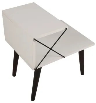 Éjjeliszekrény CROSS 55x50 cm fehér