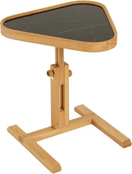 Opus Ucgen 46 - Oak, Black Marble