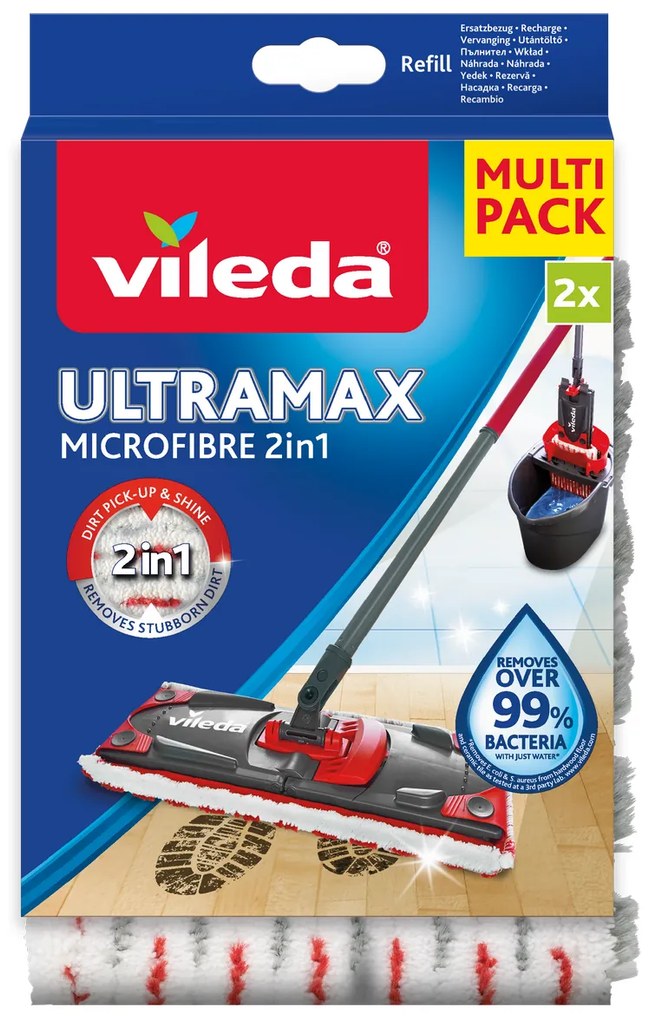 Vileda póthuzat az Ultramax Microfibre 2v1 felmosóra 2 db