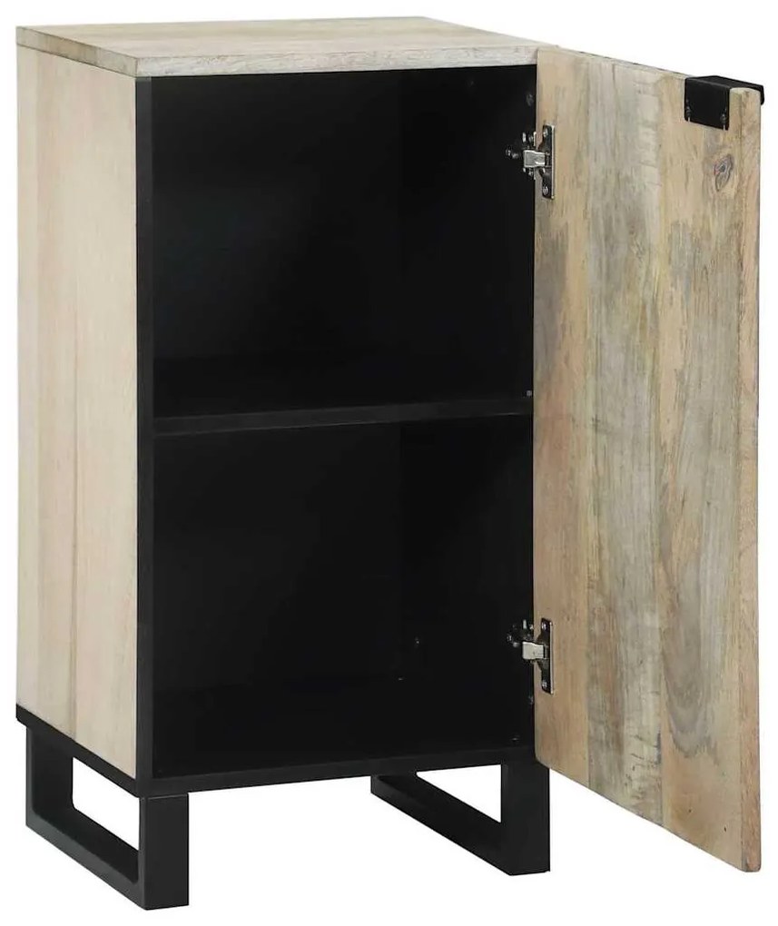 Széf Fehér 40 x 33 x 75 cm tömör mangófa