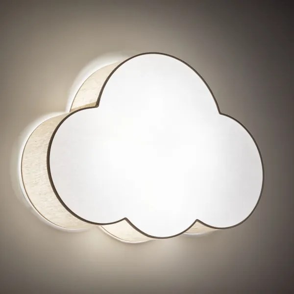 Brilagi - NIMBUS gyerekszoba mennyezeti lámpa 4xE27/15W/230V 46x63 cm bézs
