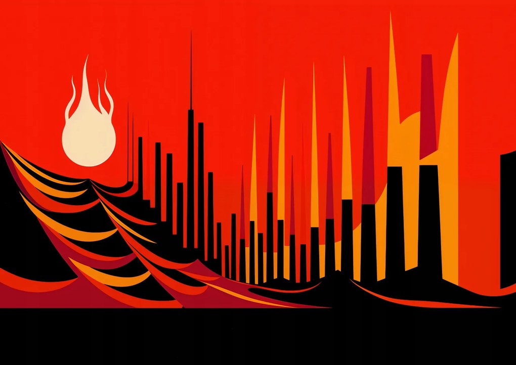 Poszter 42x29,7cm Városi Véres Tűz