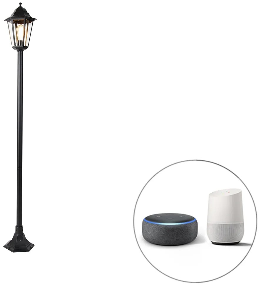 Okos álló kültéri lámpa fekete 170 cm, Wifi ST64 - New Orleans