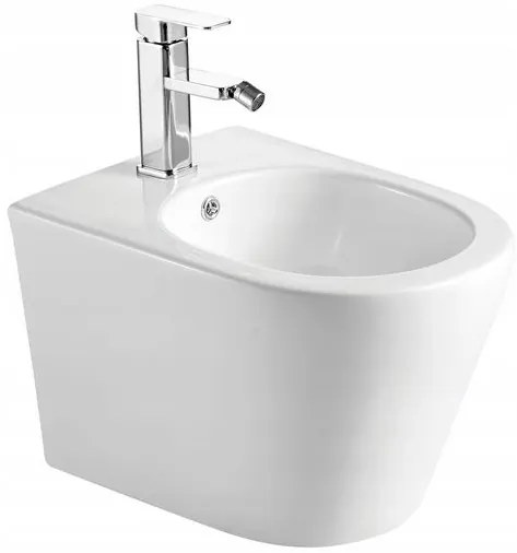 Mexen RICO keret nélküli, falra akasztható WC csésze ülőkés + bidé, fehér, 30724000 + 35724800