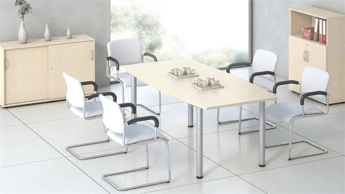 Szekrény, 3 rendező magas, tolóajtós, polcos, MAYAH Freedom SV-13, juhar (IBXSZ13J)