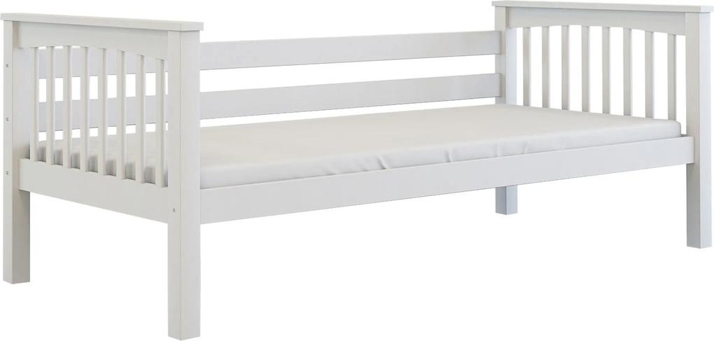 MF LUTEA bükk ágy 200x90 Szín: Fehér