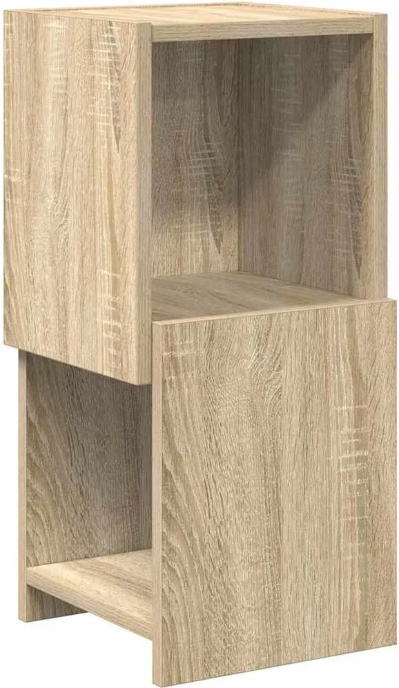 vidaXL Sarokszekrény Sonoma tölgy 25,5x25x55cm Faanyag