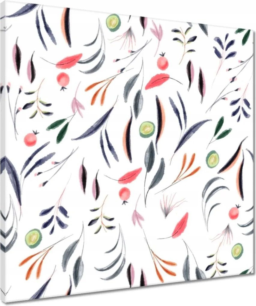 Vászonkép 50x50 Gyümölcs-levél mix