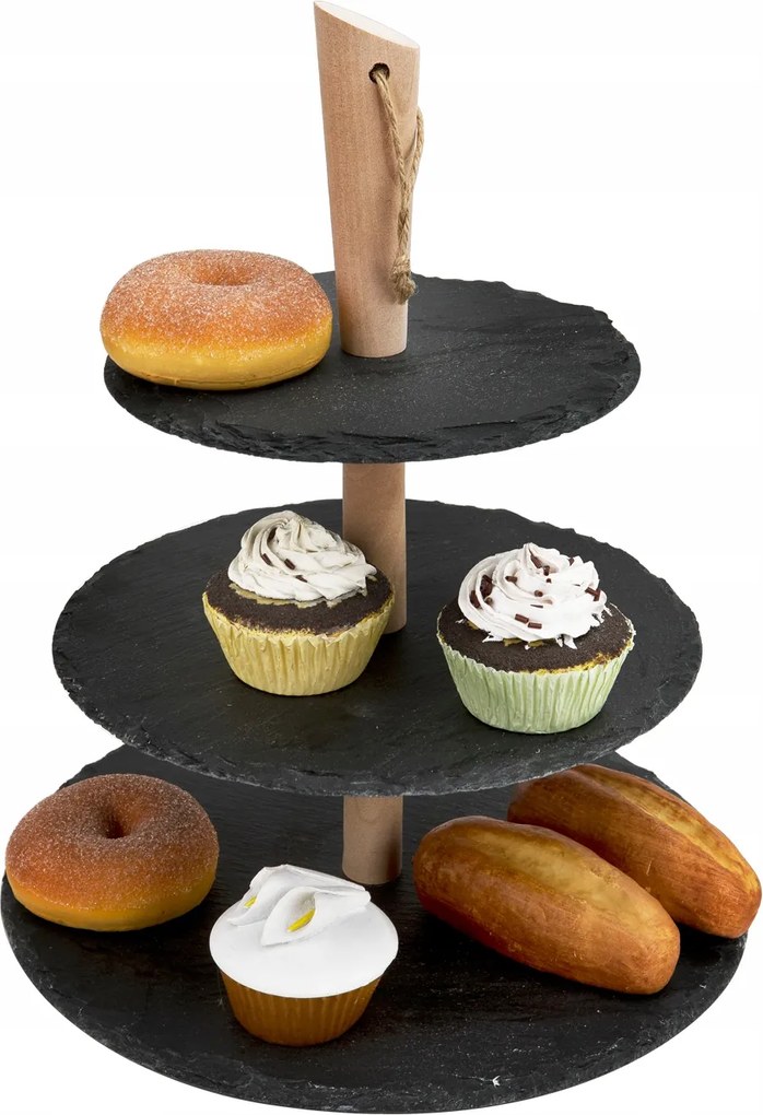 Patera 3 szintes pala étkészlet