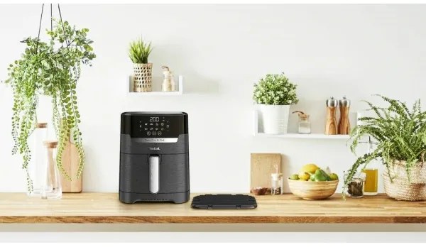 Tefal - Forró levegős sütő 4,2 l EASY FRY&amp;GRILL 2in1 1550W/230V fekete