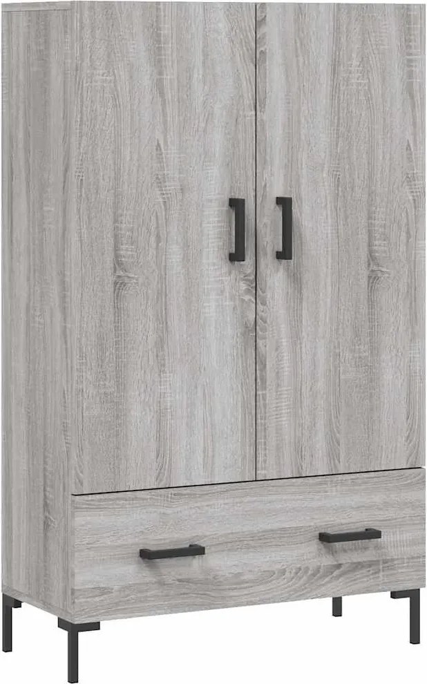 vidaXL szürke sonoma szerelt fa magasszekrény 69,5 x 31 x 115 cm