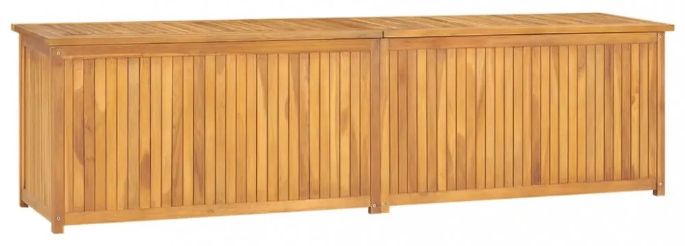 tömör tíkfa kerti láda 200 x 50 x 55 cm