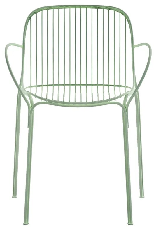 Székek Hiray karfákkal, többféle változatban - Kartell szín: Szürke-zöld