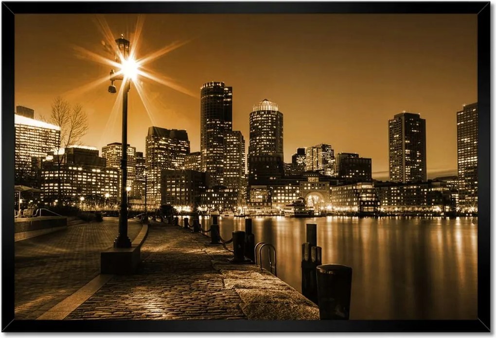 Poszterek keretben 60x40 Éjszakai város