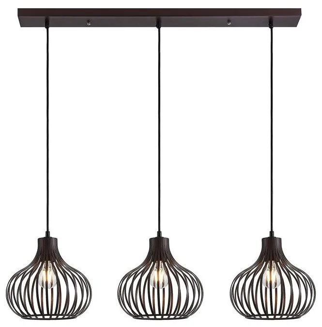 Globo 333703116X - Csillár zsinóron MATEO 3xE27/40W/230V