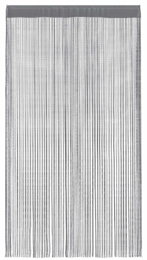 2 db antracit zsinórfüggöny 100 x 250 cm