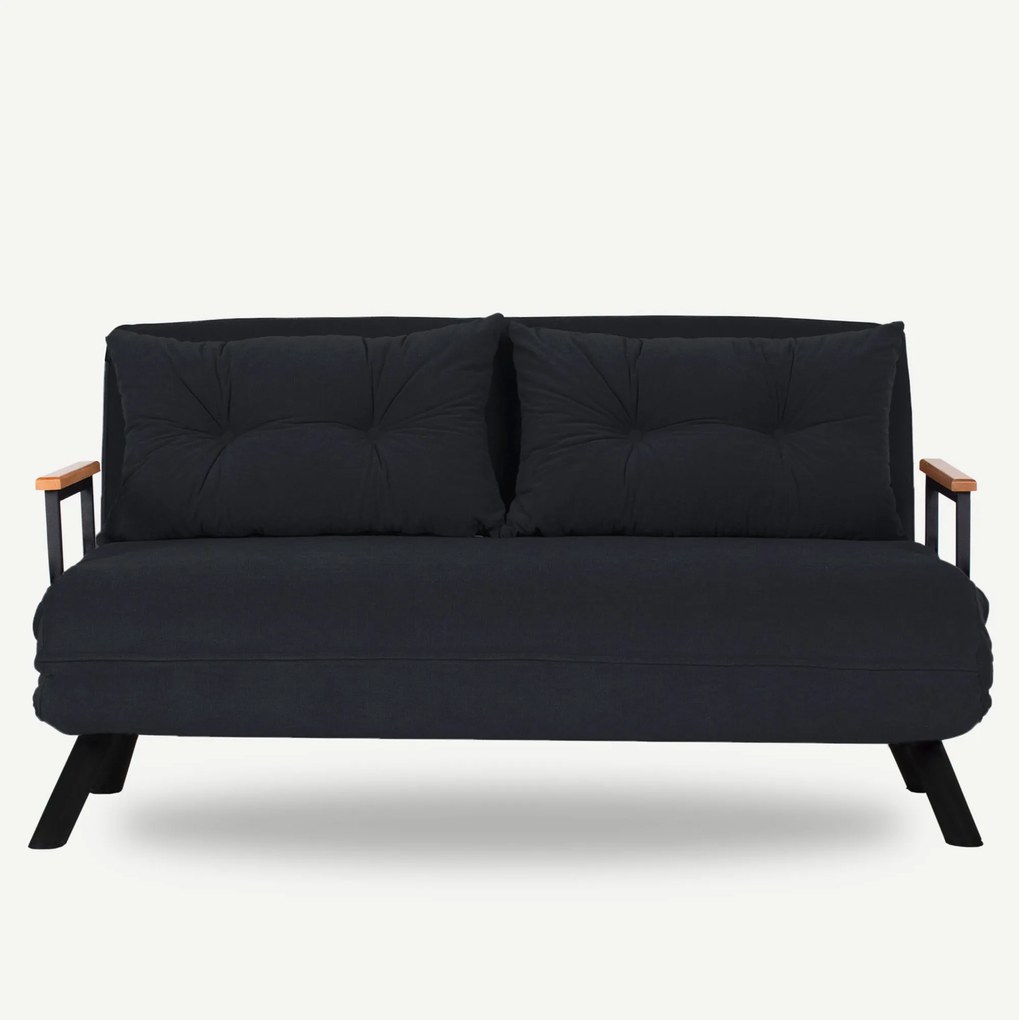 Kanapé futon  Sandy (fekete). 1062315