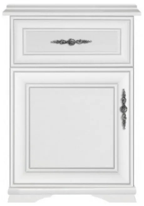 KENTAK 1D1SL/P szekrény, alpesi fehér